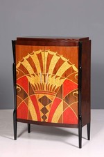 Edles Art Deco Stil Highboard Schrank Kommode Vertiko Sun Cabinet
