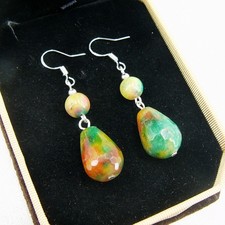 Sunset-Achat Ohrringe Damen