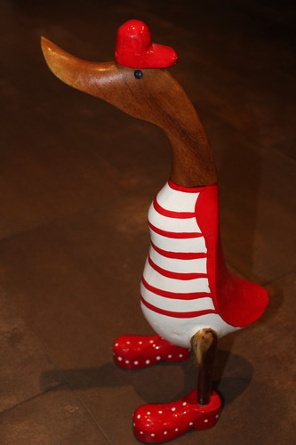 Strandente ente mit cap aus - ente,