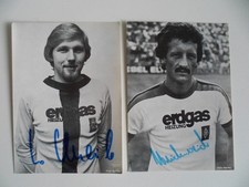2 x Borussia Mönchengladbach AK  Kneib + Heidenreich org. signiert  #262