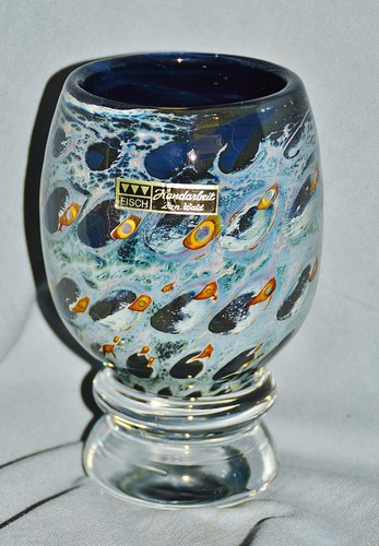 Vase studioglas erwin eisch - vase,