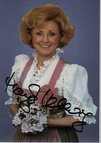 Autogramm margot hellwig - -,