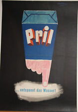 Herbert Leupin "Pril"  Original-Werbeplakat, 84 x 59cm 
