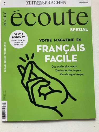 Zeitschrift écoute 2021 - Écoute, 4/2021