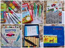 Jumbo Stabilo, Doppelfilzstift, Fenster Maler, Magic lettering Stockmar Wachsmal