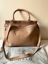 MODALU LONDON CAMEL LEDER &