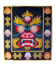 Mahakala - der Beschützer - Altardecke - Wandbehang aus Brokat - Nepal