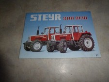 Prospekt traktoren steyr 8110 - prospekt,