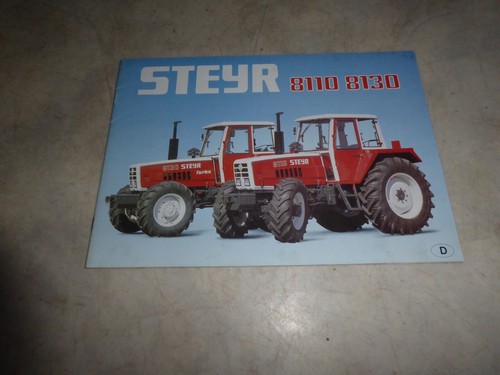 Prospekt traktoren steyr - prospekt, 8110