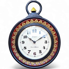 Handgefertigte Holz Wanduhr 10