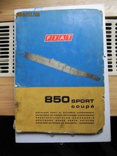 Werkstatthandbuch Ersatzteilkatalog Fiat 850 Sport Coupe von 1970