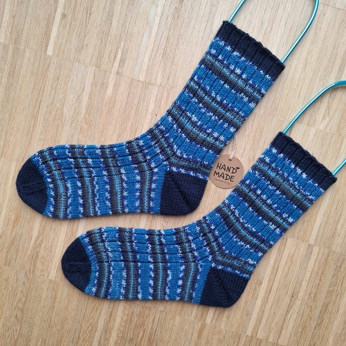 Wollsocken handgestrickt