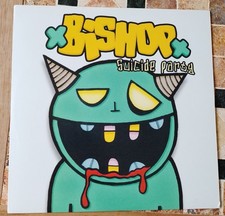 Bishop – Suicide Party (vinyl-LP, White w/Red Blue Splatter) straight edge hc