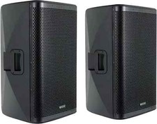 2x DJ PA 15" Aktiv Lautsprecher Set Box Bluetooth Monitor Bi-Amping Stereo 2000W