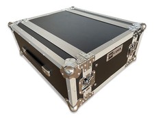 Effektrack 4HE 30cm Butterfly Verschluss Flightcase  Side Rack Case 19" MF-Cases