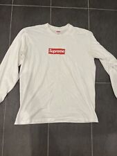 Supreme Box Logo L/S Tee White