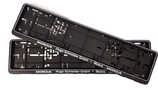 2x Kennzeichenunterlage