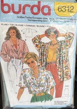 Burdaschnittmuster 6312 Bluse