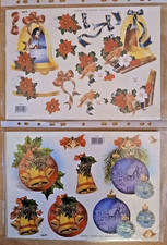 20 x 3D Bogen m. Goldprägung, TBZ ,Bastelset