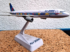 Modellflugzeug Airbus A321 Air 2000 first choice ca 22cm Kunststoff mit Ständer