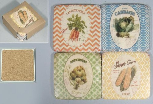 Untersetzer stein set - set, 4