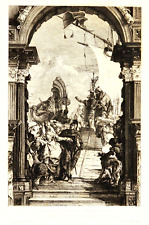 Radierung 19. Jh. Kleopatra