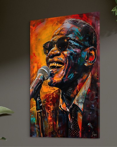Ray charles leinwand - ray, bild