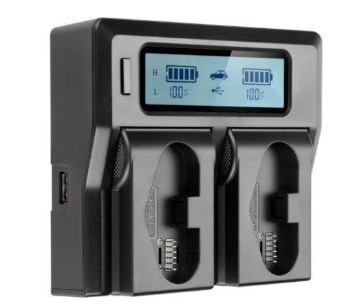 Lcd dual channel - channel, ladegerät