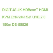 DIGITUS 4K HDBaseT HDMI KVM