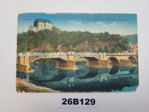 Postkarte leisnig schloss - "leisnig,