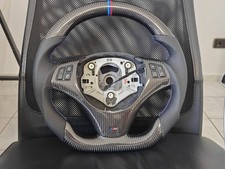 BMW E9x E87 E90 E91 E92 E93 M-Sport Lenkrad M Naht Leder und Carbon Fiber