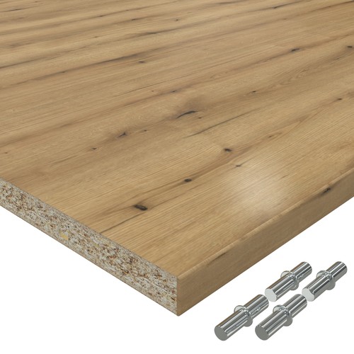 Einlegeboden 19mm holz eiche - 19mm,