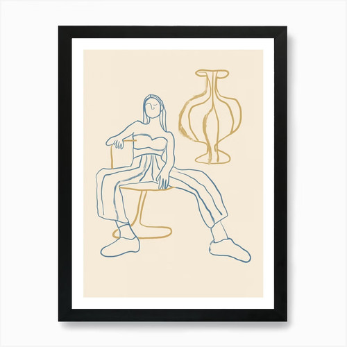 Vie simple kunstdruck - simple, no