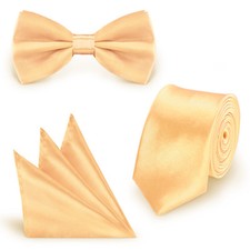 SET Gold (22) Krawatte Fliege