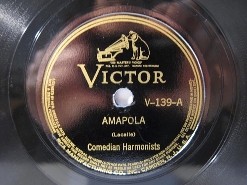 78rpm comedian harmonists - harmonists,