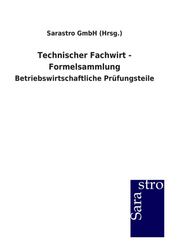 Technischer fachwirt - technischer,