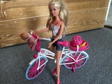 steffi puppe mit Fahrrad