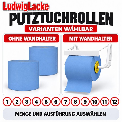 Putzrollen werkstattrollen - putzrollen,