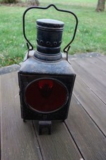 alte DB Laterne Zugschlusslampe Signalleuchte Eisenbahn Vintage gebraucht