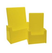 Gelb Acryl Prospekt Halter