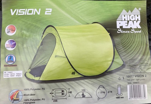 Neu high peak pop zelt - neu!,