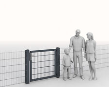 Tor Toranlage Gartentor Zauntor Doppelstabmattenzaun Doppelstabmatte Flügeltor