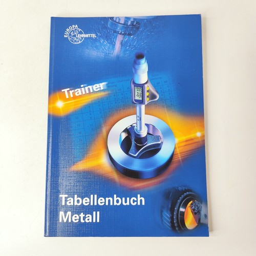 Tabellenbuch metall trainer - metall,