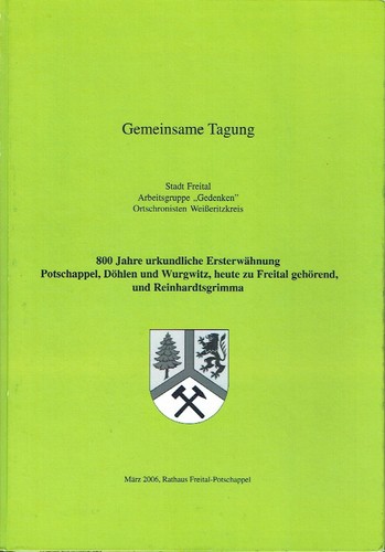 Tagung 800 jahre potschappel - jahre,