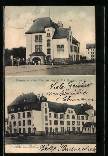 Mainz blick auf - ak, die