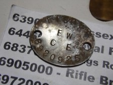 WW2 Reliquie Erkennungsmarke