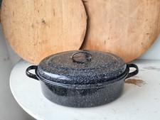 Z4244 Alter Emaille Bräter |