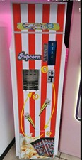 Popcornautomat - Münzen- Popcornmaschine Popcorn - Verkaufsautomat -Faltbecher