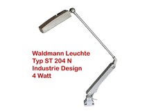 Waldmann Leuchte Design Typ ST 204 N Gelenkarm Nählampe Tischlampe Industrie