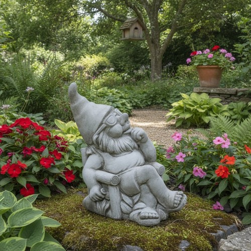 Stein sonnenbad pixie wichtel - sonnenbad,